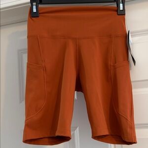 Nike One Women's Dri Fit Orange Shorts